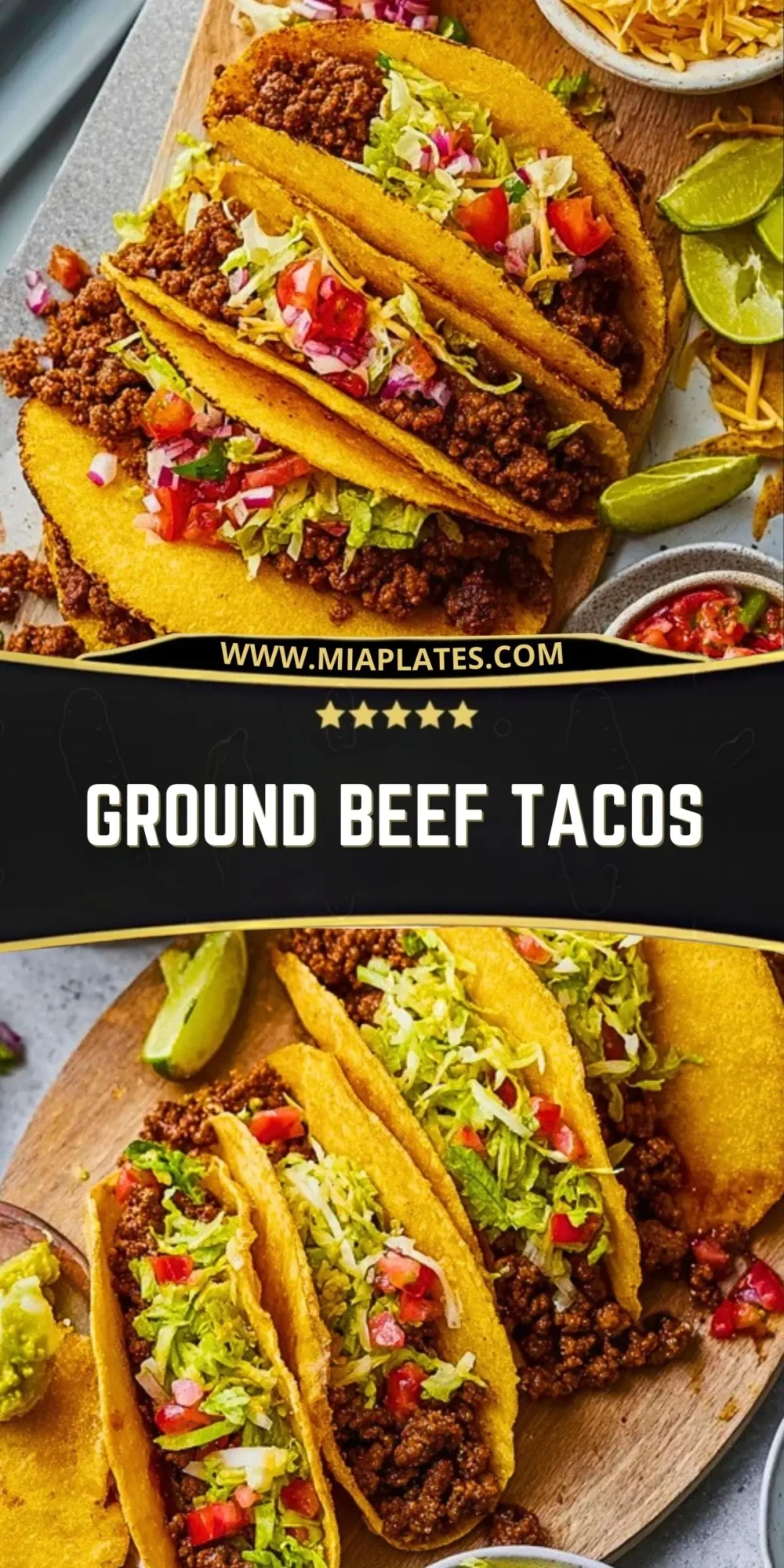 Ground Beef Tacos Pin 1