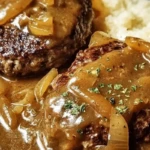 Hamburger Steaks with Onion Gravy