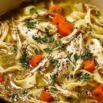 Homemade Chicken Noodle Soup 1