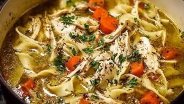 Homemade Chicken Noodle Soup 1