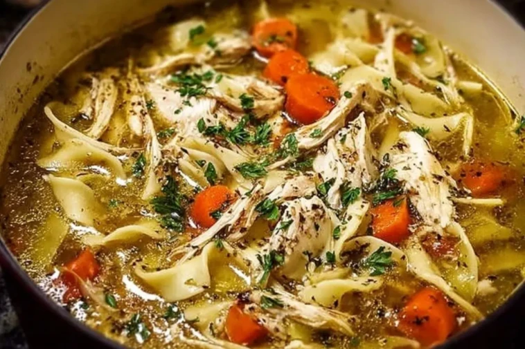 Homemade Chicken Noodle Soup 1