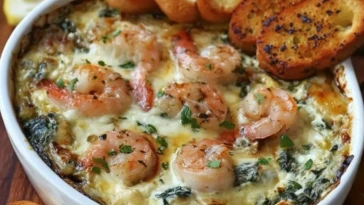 Irresistible Shrimp, Crab & Spinach Dip 1