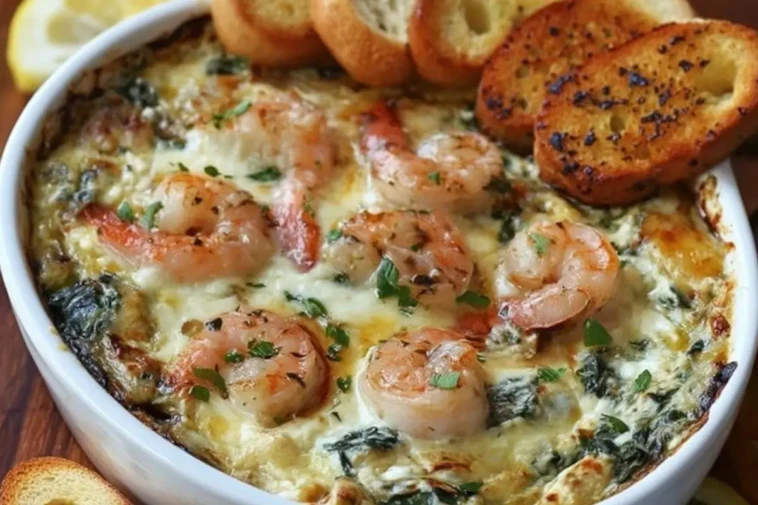 Irresistible Shrimp, Crab & Spinach Dip 1