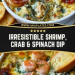 Irresistible Shrimp, Crab & Spinach Dip Pin 1