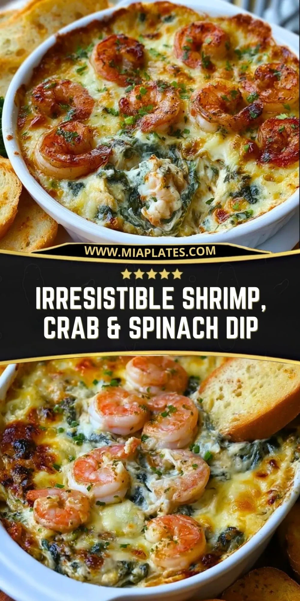 Irresistible Shrimp, Crab & Spinach Dip Pin 1