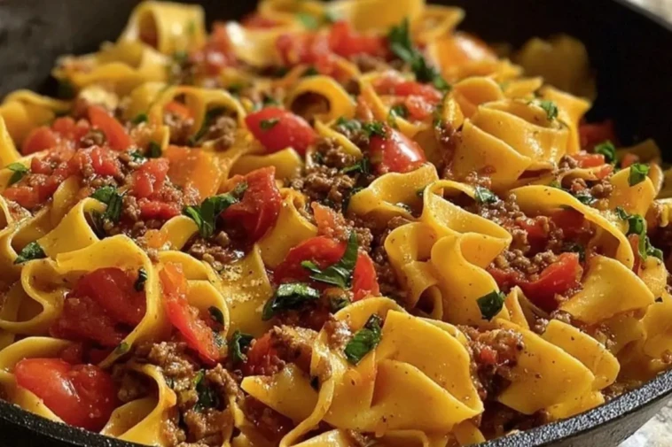 Italian Drunken Noodles Recipe