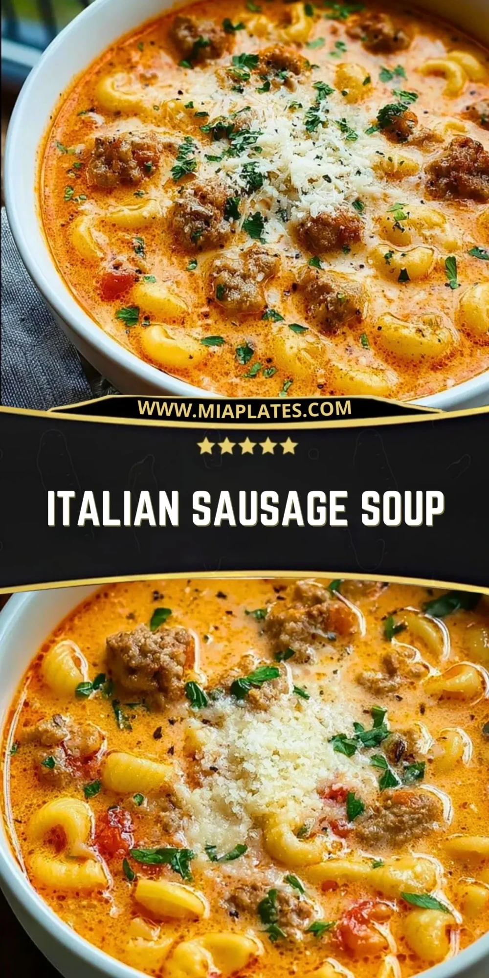 Italian Sausage Soup Pin 1