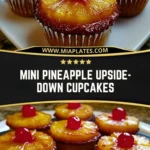 Mini Pineapple Upside-Down Cupcakes Pin 1