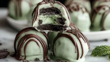 Mint Oreo Truffles 1