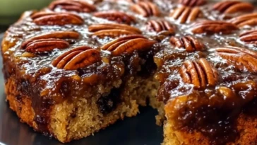 Pecan Upside Down Cake 1