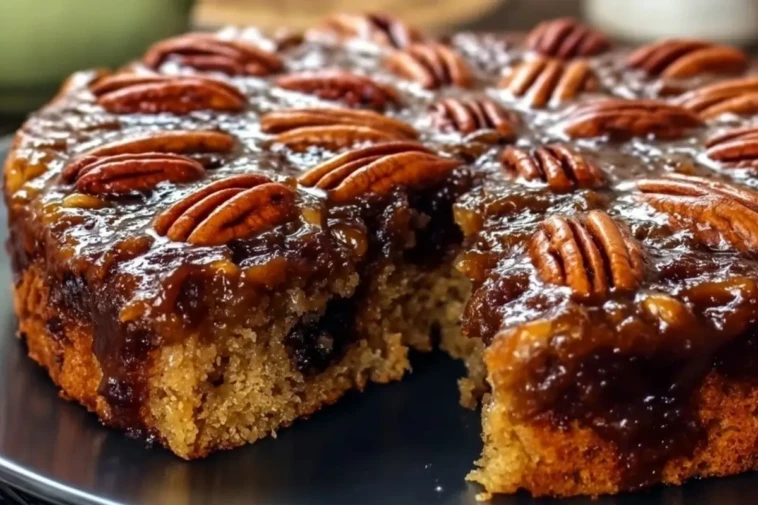 Pecan Upside Down Cake 1