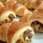 Sausage and Cream Cheese Stuffed Crescent Rolls