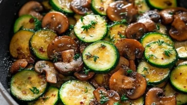Sautéed Zucchini and Mushrooms