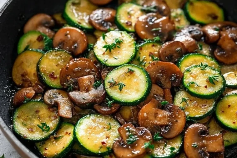 Sautéed Zucchini and Mushrooms