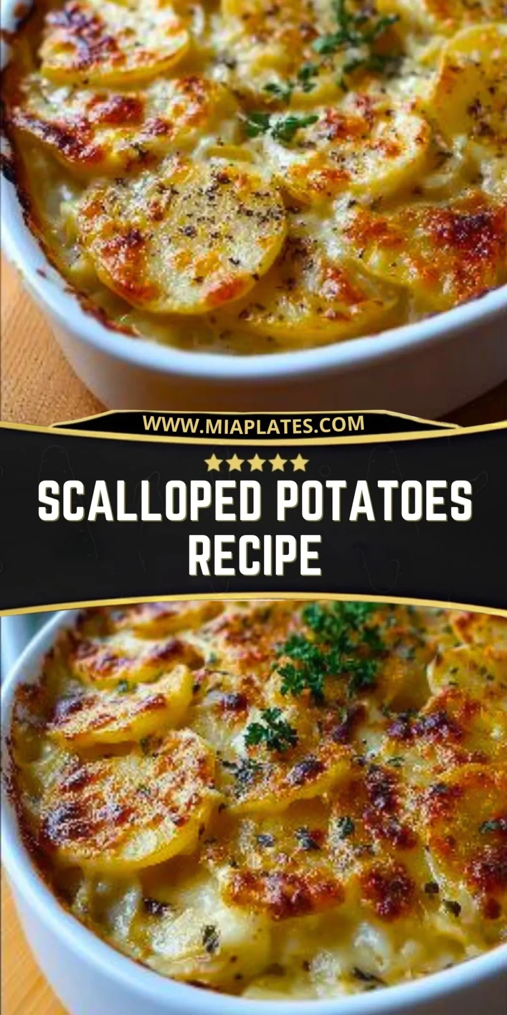 Scalloped Potatoes Recipe Pin 1