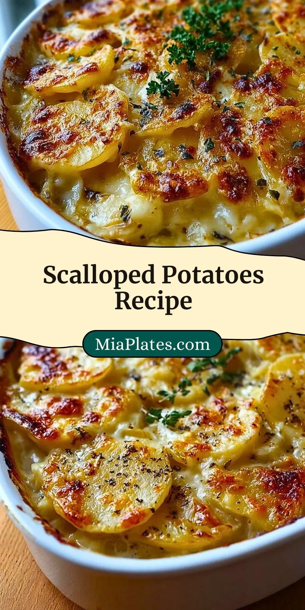Scalloped Potatoes Recipe Pin 2
