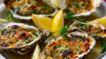 Smoky Lemon Garlic Grilled Oysters Recipe