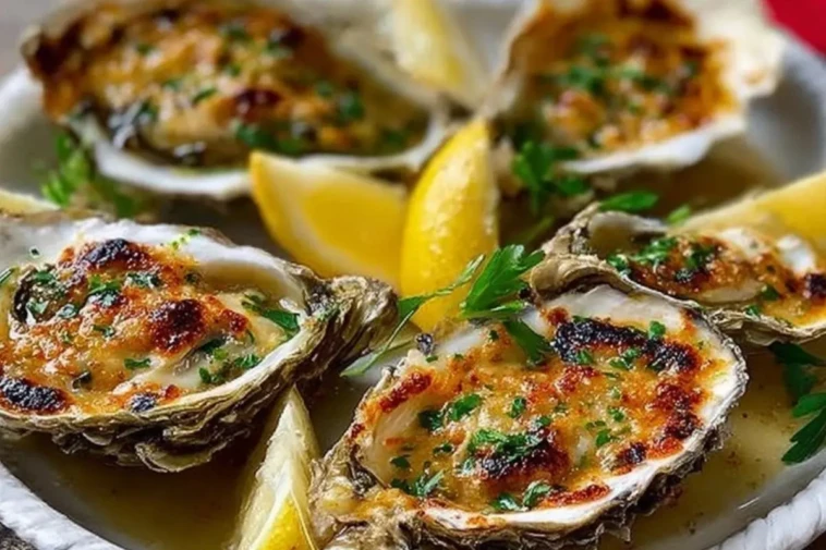 Smoky Lemon Garlic Grilled Oysters Recipe