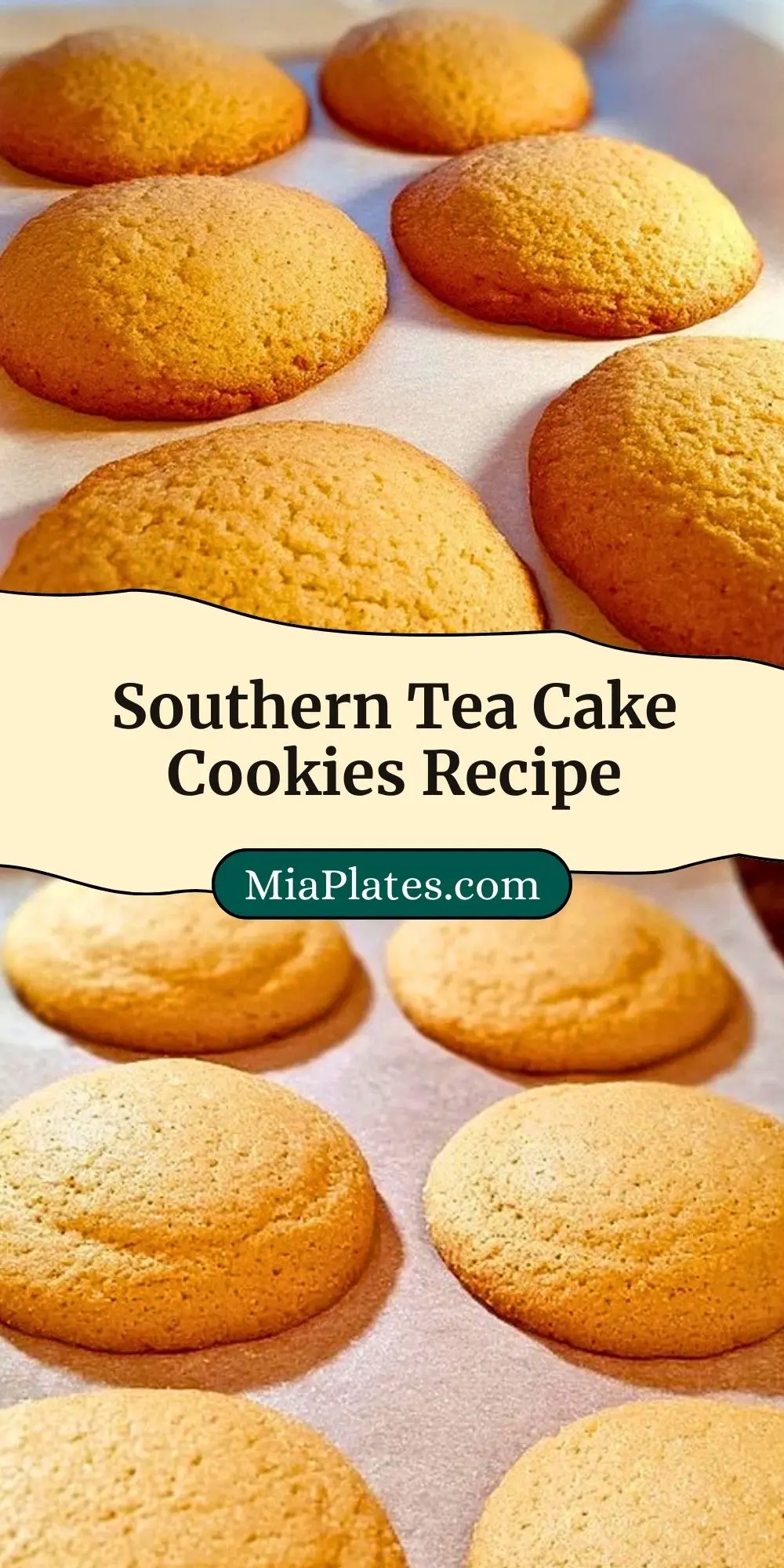 Southern Tea Cake Cookies Recipe Pin 2
