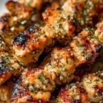 Spicy Garlic Parmesan Chicken Skewers Recipe