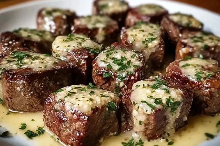 Steak Bites with Garlic Butter and Parmesan 1