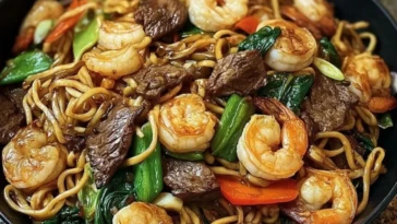 Steak & Shrimp Stir-Fry Noodles