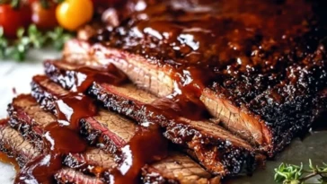 Tender Brisket with Homemade Barbecue Sauce 1