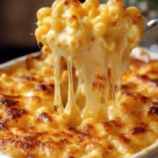 Three-Cheese Baked Macaroni Recipe