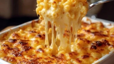 Three-Cheese Baked Macaroni Recipe (2)