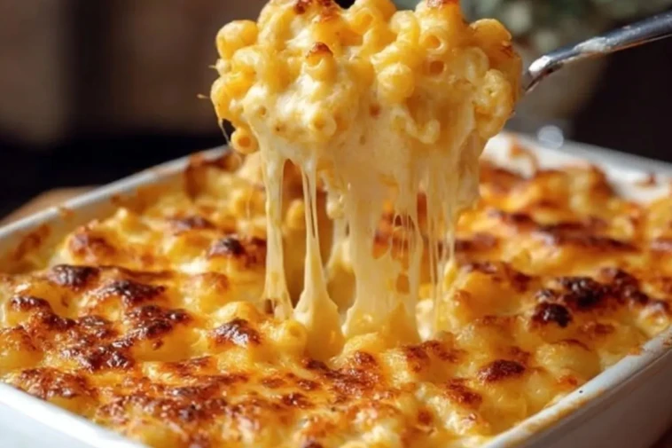 Three-Cheese Baked Macaroni Recipe (2)