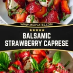 Balsamic Strawberry Caprese Pin 1