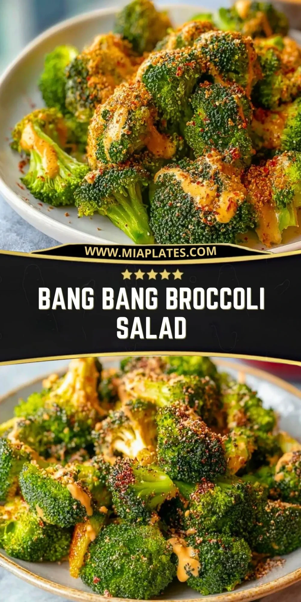 Bang Bang Broccoli Salad Pin 1
