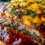 BBQ Cheddar Meatloaf 1