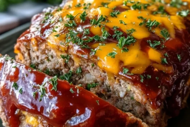 BBQ Cheddar Meatloaf 1