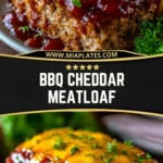 BBQ Cheddar Meatloaf Pin 1