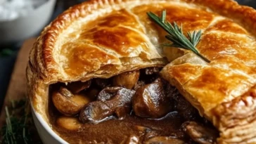 Beef and Mushroom Pie 1