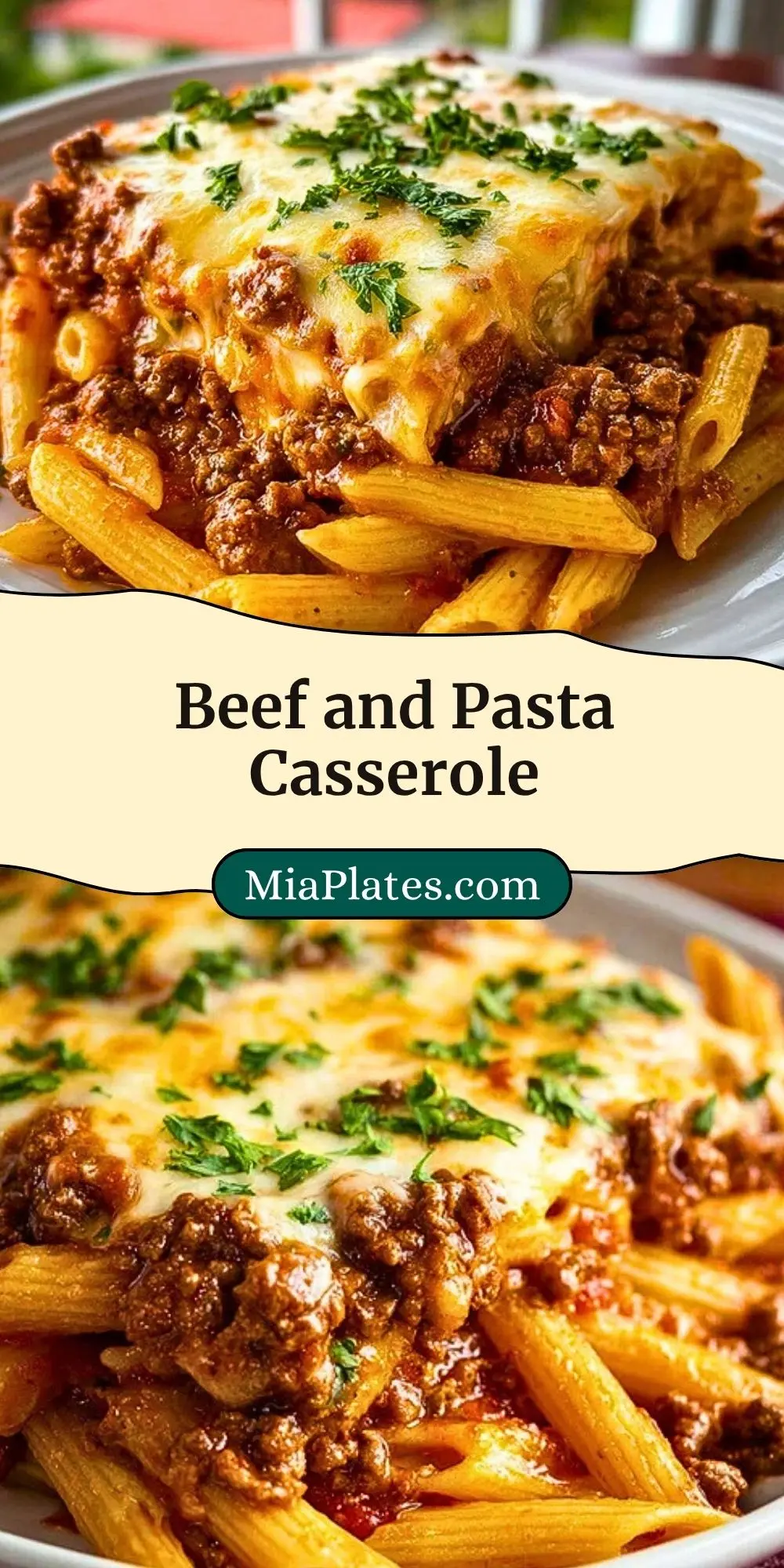 Beef and Pasta Casserole Pin 2
