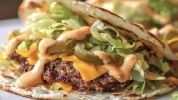 Big Mac Style Smash Burger Tacos 1