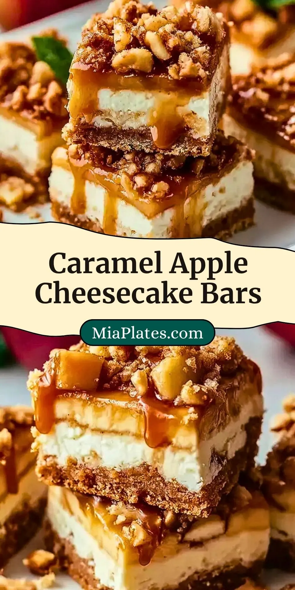 Caramel Apple Cheesecake Bars (3)