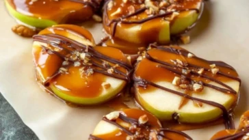 Caramel Apple Slices