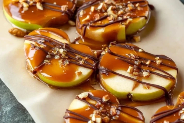 Caramel Apple Slices