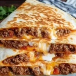 Cheesy Ground Beef Quesadillas 1