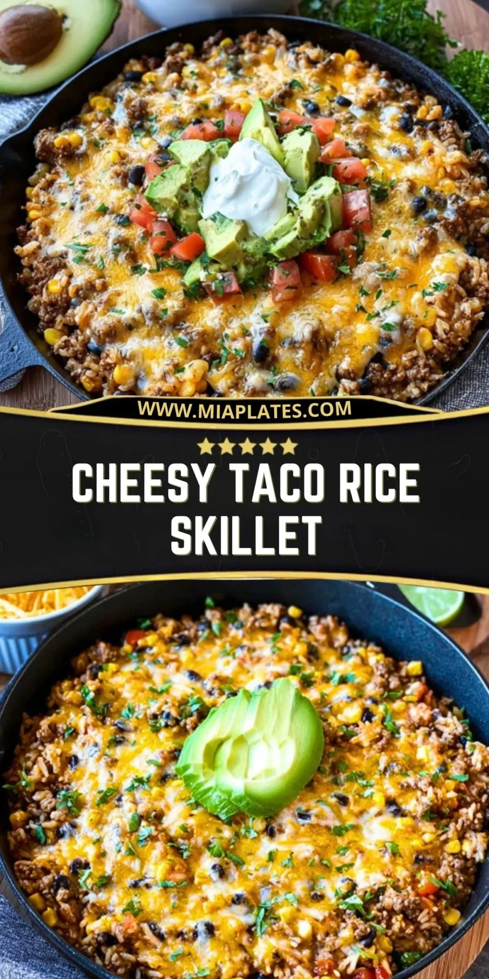 Cheesy Taco Rice Skillet (2)