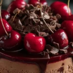 Chocolate Cherry Cheesecake