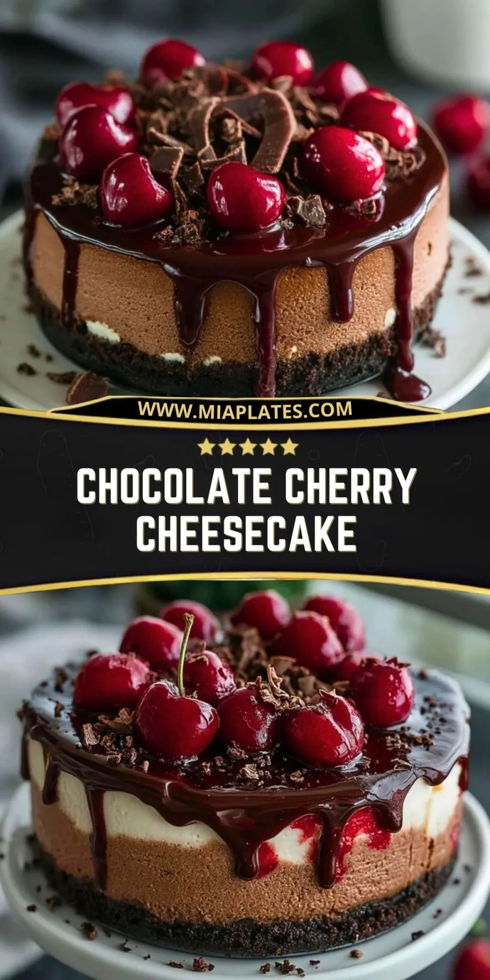 Chocolate Cherry Cheesecake (2)