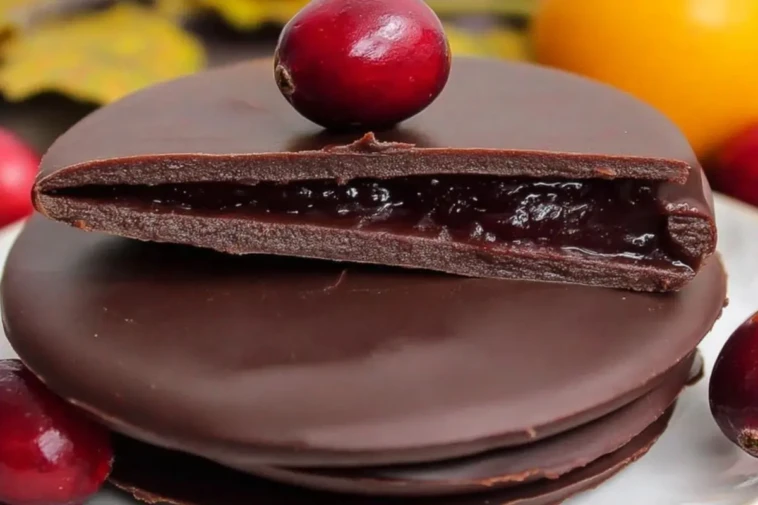 Chocolate Covered Cranberry Sauce 1