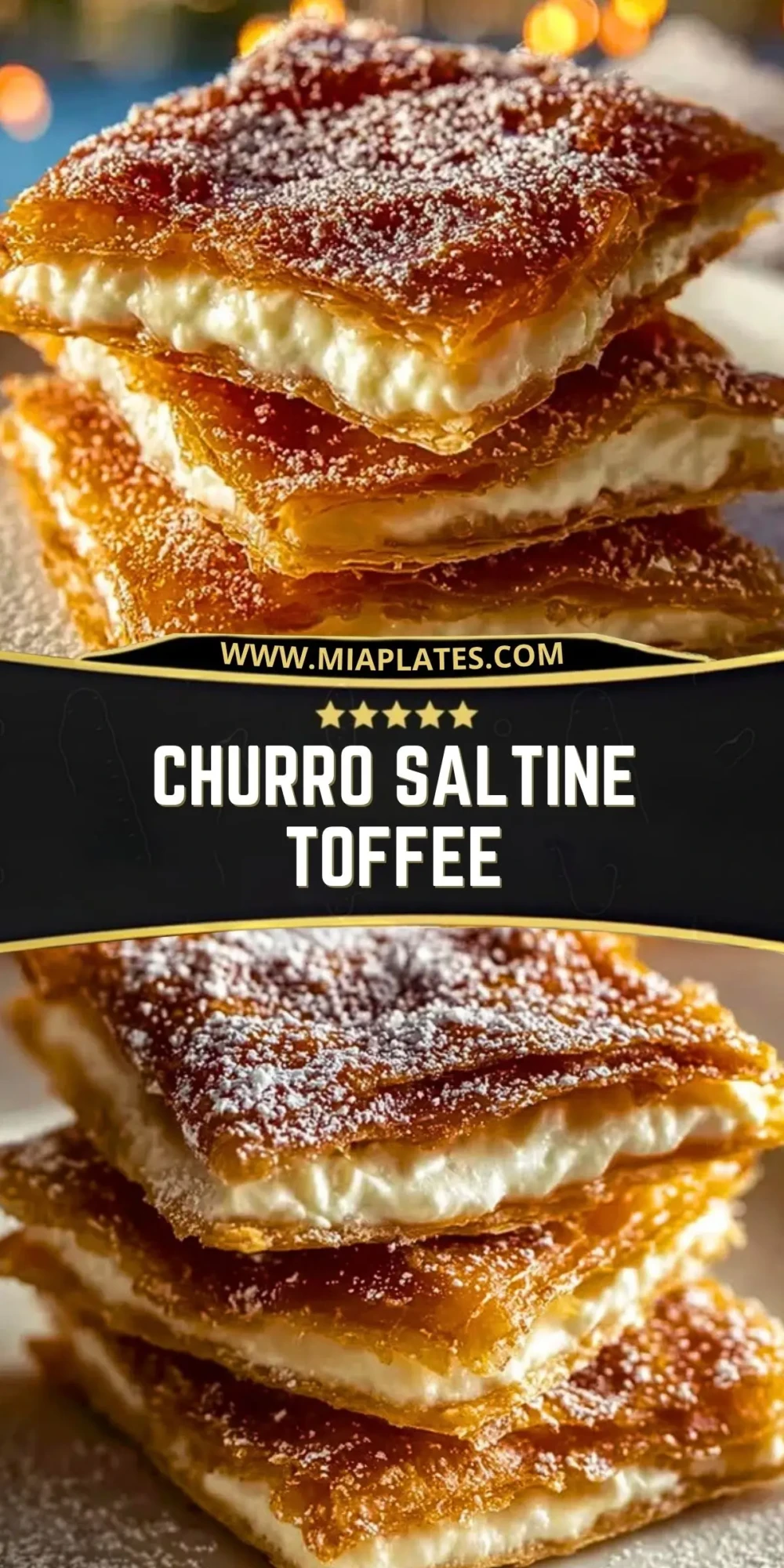 Churro Saltine Toffee Pin 1