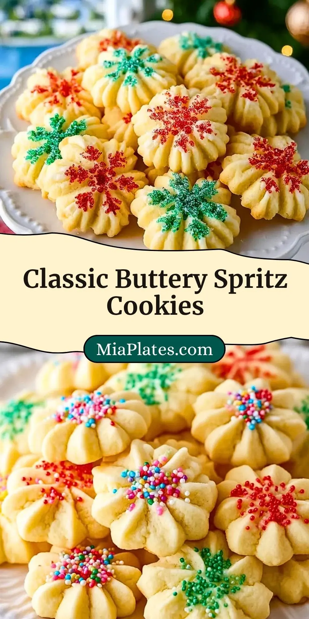 Classic Buttery Spritz Cookies Pin 2