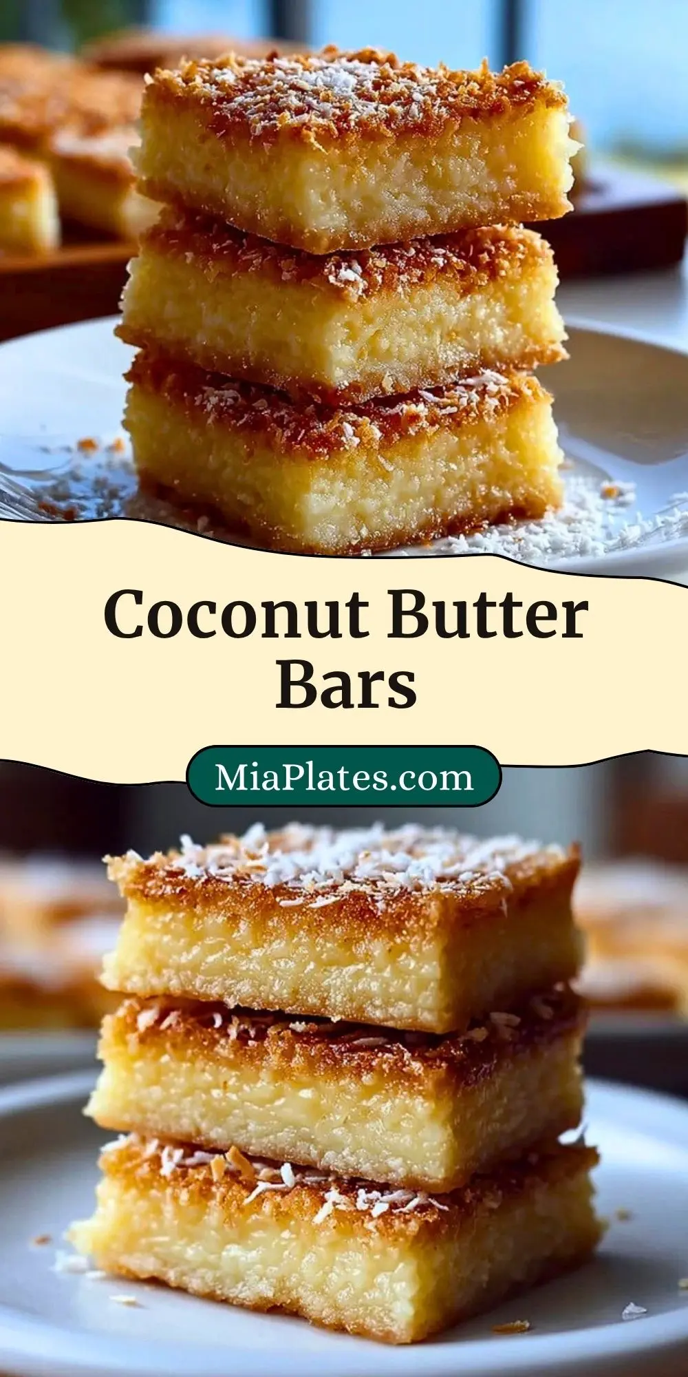 Coconut Butter Bars Pin 2