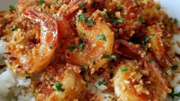 Coconut Crisp Shrimp with Springy Rice 1